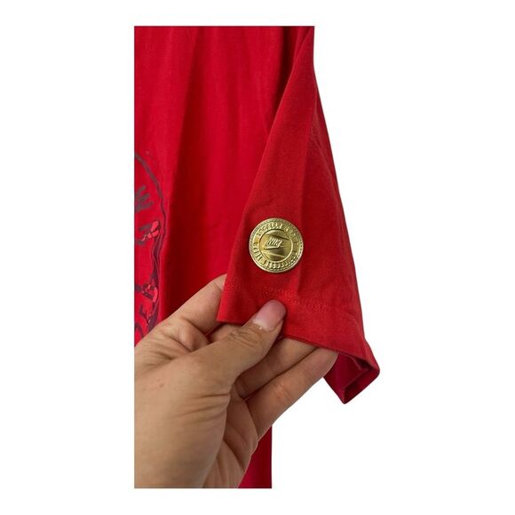 Nike Locally Known World Recognized Red Short Sleeve Graphic Tee XL - Picture 7 of 9